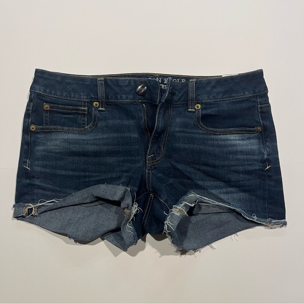 American Eagle Dark Blue Jean Shorts